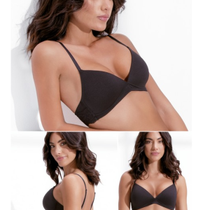 reggiseno art. Mia a triangolo in cotone elasticizzato senza ferretto