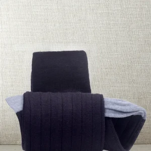 Calza in Morbida Lana BluNotte&Cielo con Iniziali o Senza!