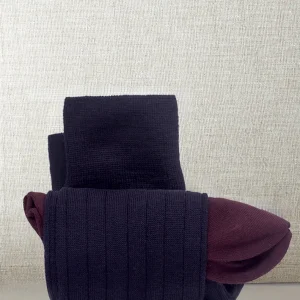 Calza in Morbida Lana BluNotte&Barolo con Iniziali o Senza!