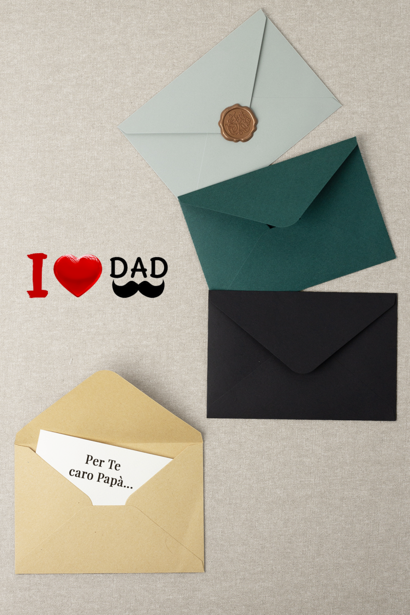 Box Papà CLASSIC Man in Lana con Iniziali o I Love Dad Ricamati + Card Profumata! - immagine 6