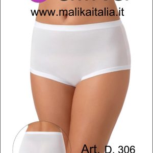 6 PEZZI SLIP DONNA COULOTTE MALIKA ART. 306 IN TINTA UNITA COTONE MODAL