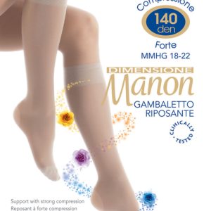 GAMBALETTO RIPOSANTE CABIFI MANON 140 DENARI CALZE ELASTICHE COMPRESSIONE FORTE