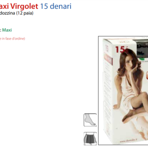 12 PAIA COLLANT BC ART MAXI VIRGOLET 15 XL DEN VELATISSIMO IN STRETCH