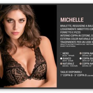 REGGISENO LOVE AND BRA ART. MICHELLE BRALETTE BALCONCINO IN COPPA B CON FERRETTO
