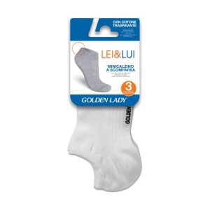 12 Paia mini calzini fantasmini golden lady art. 34u uomo donna offerta super