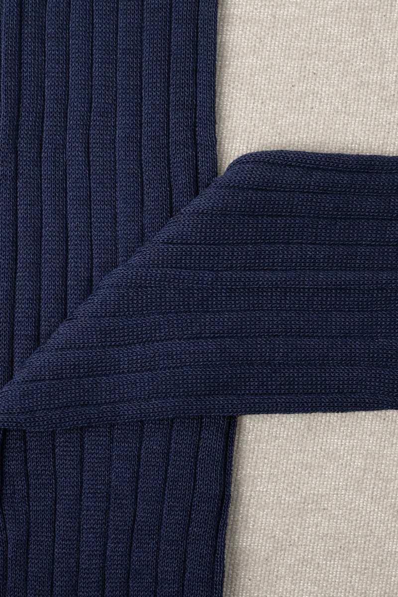 Pure Scotland BluMarine MezzaGamba a Costine con Iniziali o Senza! - immagine 4