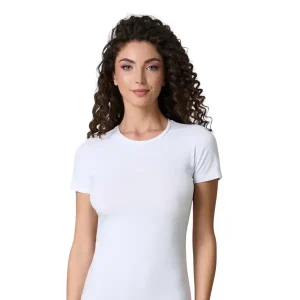 T-Shirt a Girocollo in Cotone Modal 4180 – Jadea