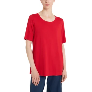 Maglietta Girocollo a Manica Corta in Misto Viscosa DN12T7 – Ragno