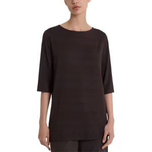 Maglietta con Stripes in Viscosa Summer e Lurex DP77TW – Ragno