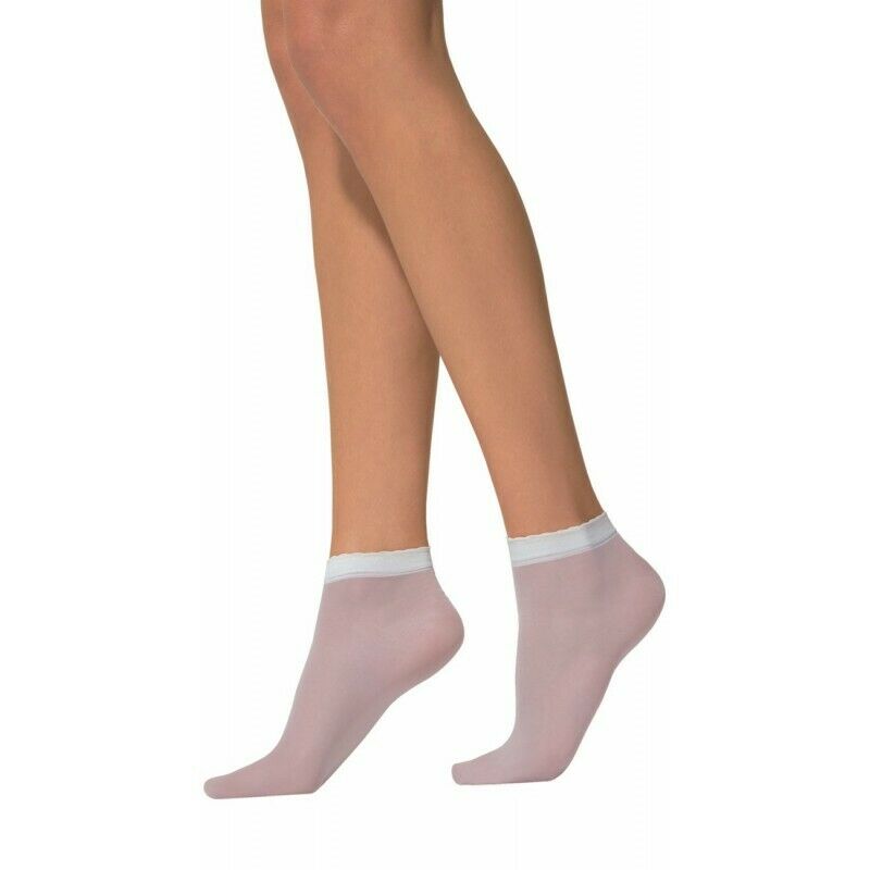 6 PAIA CALZINI OMSA ART. 085OM IN LYCRA 20 DEN LEGGERO TRASPIRANTE BORDO SOTTILE - immagine 4