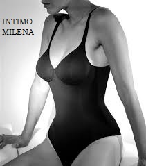 BODY GIOS MODELLO PEONIA IN LYCRA E COTONE ELASTICIZZATO CON SOSTEGNO LATERALE - immagine 5