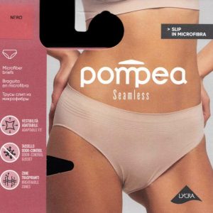 5 PEZZI SLIP DONNA POMPEA IN MICROFIBRA SEAMLESS SENZA CUCITURE CONFORTEVOLE