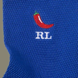 Calze a Scelta Lunghe Uomo con Ricamo PEPERONCINO O BANDIERA ITALIANA e Iniziali Ricamate