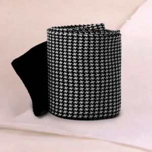 Calze Nero&Perla Pied de Poule con Iniziali o Senza!