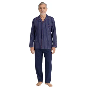 Pigiama Aperto con Collo in Flanella Media VPRT92025 – Perofil