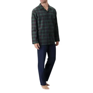 Pigiama Aperto con Collo in Flanella Soft Fantasia Scozzese VPRT92390 – Perofil