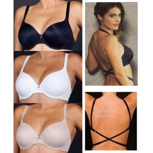 REGGISENO SELENE ART. ROSA MULTIPOSIZIONE SCHIENA NUDA  COPPA C TAGLIE 3-4-5-6-7