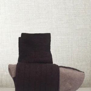 Calza in Morbida Lana Moro&Beige con Iniziali o Senza!