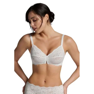 Reggiseno Senza Ferretto Preformato in Pizzo Elasticizzato 490 Belseno  – Lepel