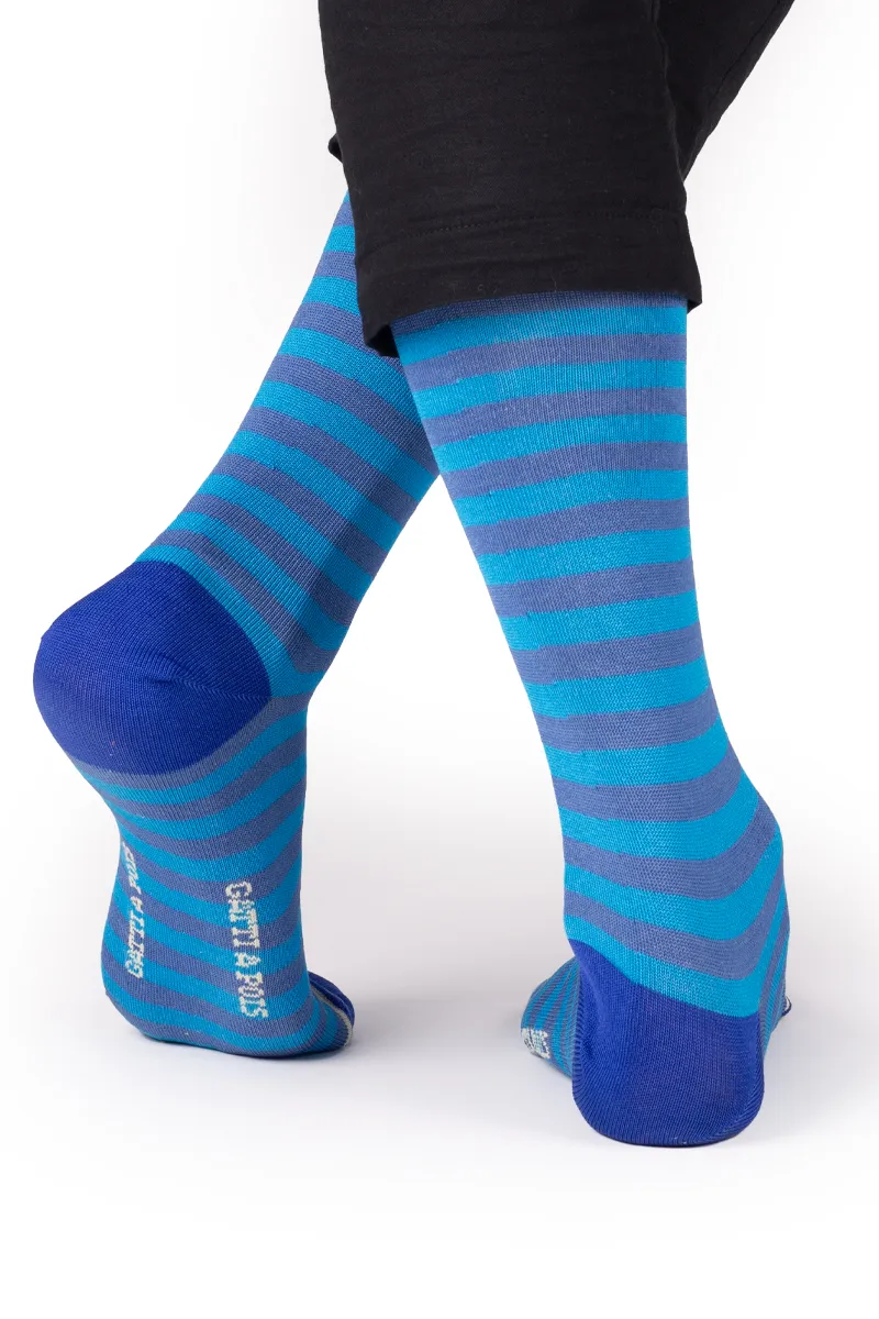 Calze a Righe Nizza in Filo di Scozia con Iniziali o Senza! - immagine 5