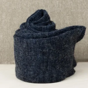 Calze Lunghe in Alpaca color Avio con Iniziali o Senza!