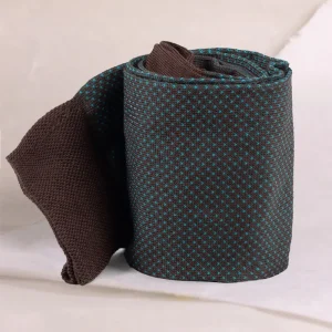 Calze Puntinate Filo di Scozia Moro&Turchese con Iniziali o Senza!