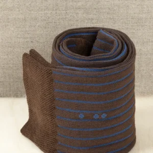 Calze Vanisè Chocolate&Blue in CotonePettinato con Iniziali o Senza!