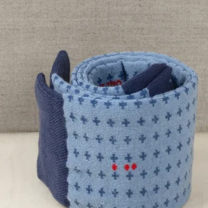 Calze Nippon in Cotone Pettinato BluArdesia&Cielo con Iniziali o Senza!