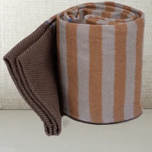 Calze a Righe Sila sfumature Brown in Filo di Scozia con Iniziali o Senza!