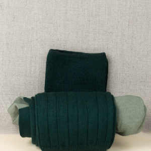 Calza in Lana&Cachemire Verdone&Mint con Iniziali o Senza!