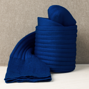 Pure Scotland Blu Elettrico a Costine Lunga con Iniziali o Senza!