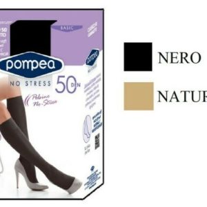 12 PAIA GAMBALETTO POMPEA OPACO CON POLSINO SOFT E PUNTE NUDE TAGLIA UNICA