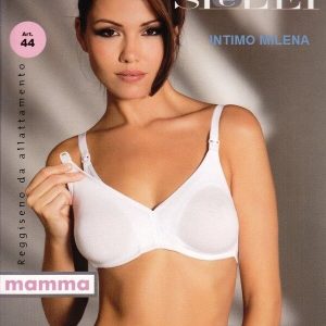 REGGISENO ALLATTAMENTO SIèLEI ART. 44 PREMAMAN COTONE TAGLIA 3-4-5-6-7-8 BIANCO