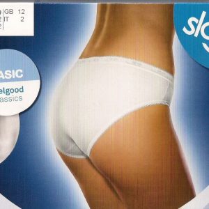 2 SLIP DONNA SLOGGI BASIC MINI IN TESSUTO CONFORTEVOLE E COMODO BIANCO 2-3-4-5