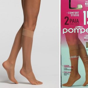 24PAIA GAMBALETTO VELATO POMPEA STUDIO 15 DEN CON POLSINO COMFORT TAGLIA UNICA