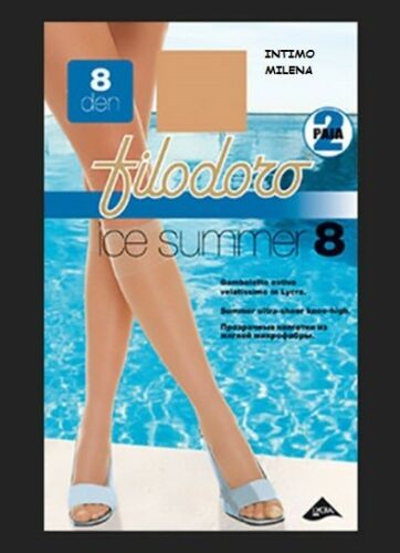 6 PAIA GAMBALETTO ESTIVO 8 DEN FILODORO VELATISSIMO INVISIBILE