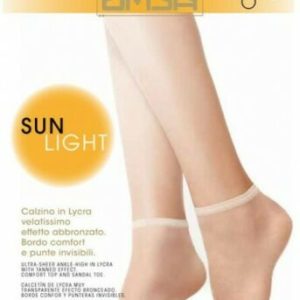 10 PAIA CALZINI OMSA ART. SUNLIGHT 8 DEN LYCRA VELATISSIMO EFFETTO ABBRONZATO