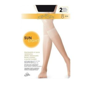 10 PAIA GAMBALETTI OMSA ART. SUNLIGHT 8 DEN LYCRA VELATISSIMO EFFETTO ABBRONZATO