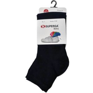 12 PAIA CALZA CORTA SUPERGA ART. S101 COTONE ELASTICIZZATO TINTA UNITA ELASTICO