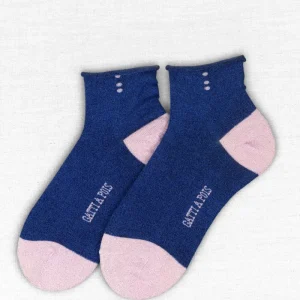 Calzini Donna Cotone e Lamè Ecologico Royal&Pink Shine con Iniziali o Senza!