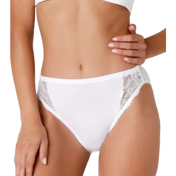 Slip Mini Sgambato Lovely Charme in Cotone Elasticizzato con Pizzo 10033 – Lovable (3 Paia) - immagine 6