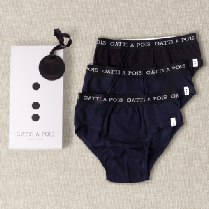 Box n.3 Slip Intimi in Cotone Jersey Nuova Collezione+ CARD Profumata con Iniziali o Senza!