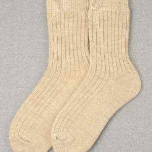 Calze in Alpaca Donna Mezzagamba color Caramello con Iniziali o Senza!