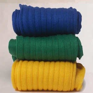 Box da N.3 Calze Lunghe Filo di Scozia Blu Royal, Mais&Green a Costine con Iniziali o Senza!