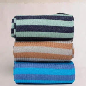 Box da N.3 Calze Lunghe a RIGHE Casual Man in Filo di Scozia con Iniziali o Senza!