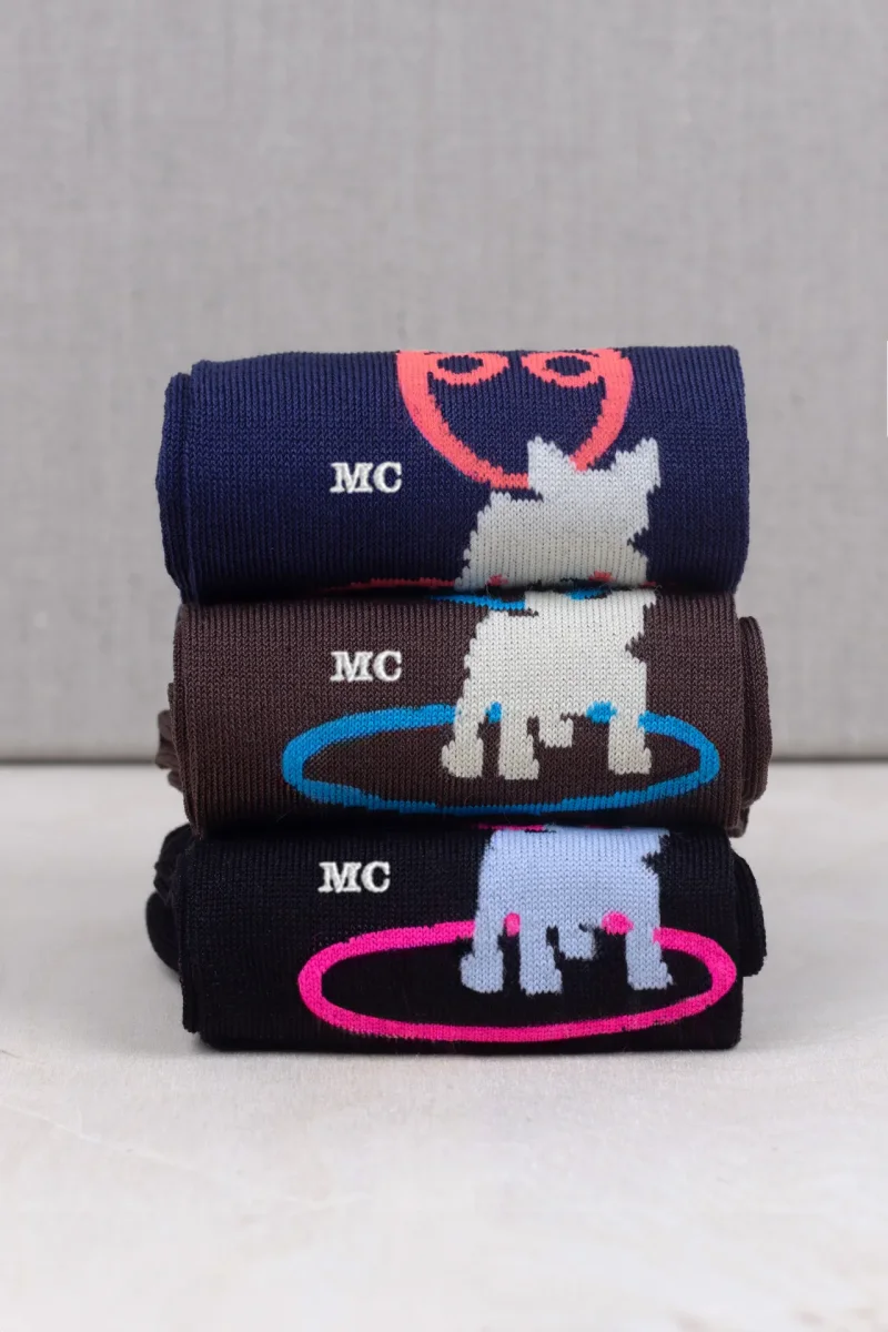 Box da n.3 Satusocks in Puro Filo di Scozia con Iniziali o Senza! - immagine 4