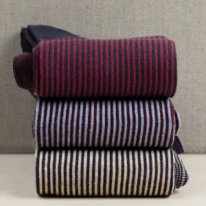 Box da N.3 Calze Lunghe Vanisè in Cotone Pettinato Lavorazione Jacquard