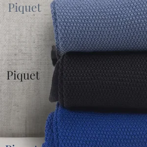 Box da N.3 Calze Lunghe in Filo di Scozia Sfumature di Blu lavorazione Piquet