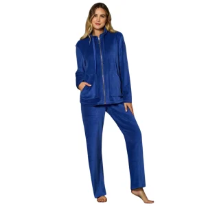 Tuta in Ciniglia con Zip a Collo Alto 47755 – Linclalor