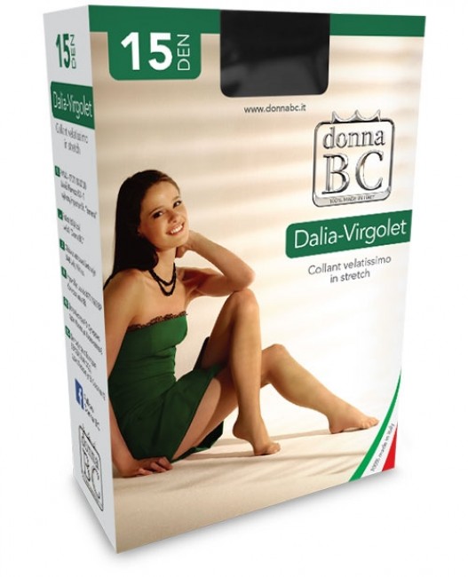 12 PAIA COLLANT BC ART. VIRGOLET/DALIA 15 DEN VELATISSIMO CON CORPINO RINFORZATO